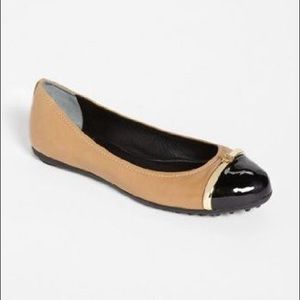 Tory Burch Pacey Driver Ballet Clay Beige/Black